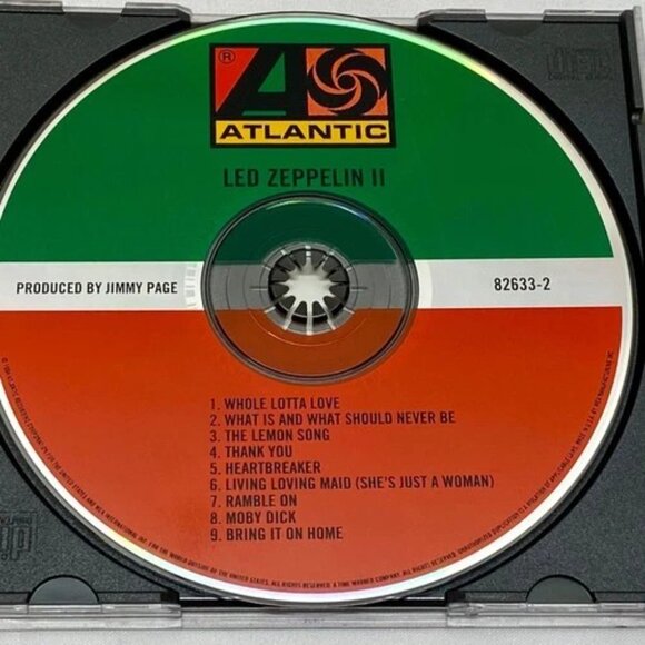 Vintage Led Zeppelin II (2) CD Atlantic A2-19127 Jimmy Page Robert Plant 1994 - Picture 3 of 8
